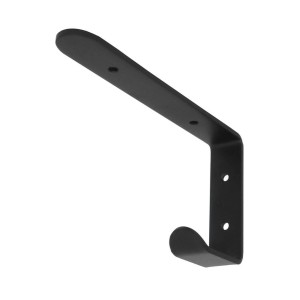 Agas Wspornik do półki model Gap czarny 108 × 200 mm