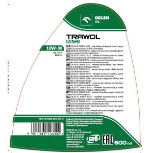 Olej silnikowy Orlen Oil Trawol SG/CD 10W-30 do kosiarek.