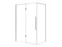 KABI Kabina prysznicowa Largo 120 x 90 chrom mat lewa KABI Kabina prysznicowa Largo 120 x 90 chrom mat lewa