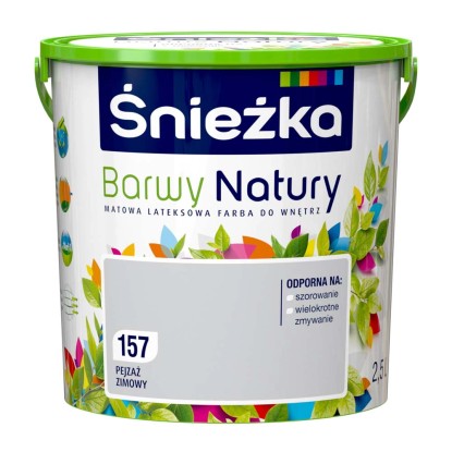 Farba Śnieżka Barwy Natury pejzaż zimowy 2,5 l