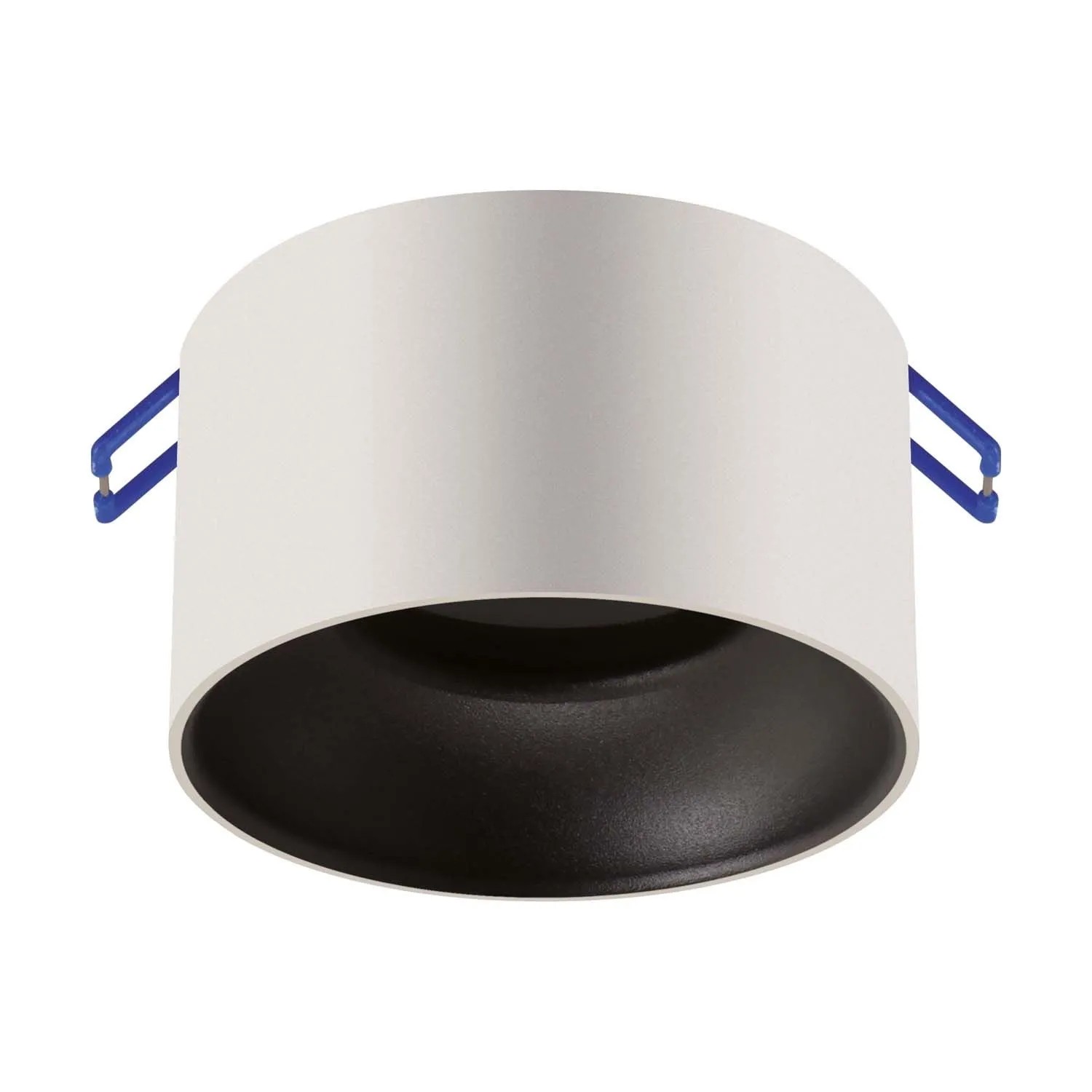 Struhm Lampa podtynkowa PANAMA C 1xGU10/MR16 35W śr. 8,5cm biała/czarna