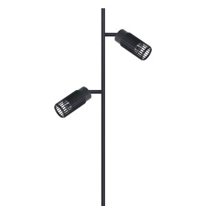 MiLAGRO Lampa podłogowa VERTICAL 1xGU10 9W czarna