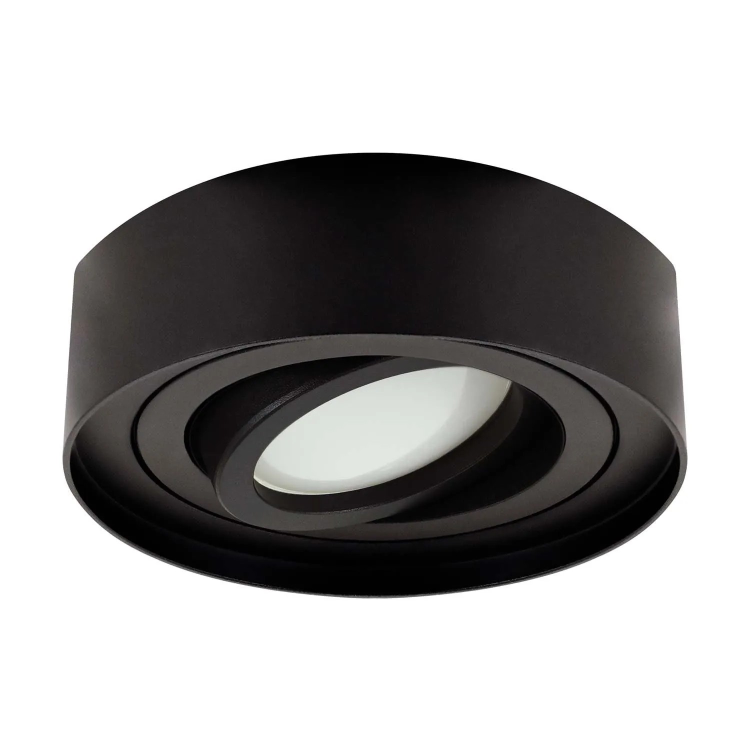 Struhm Lampa podtynkowa ODYN C 1xGU10/MR16 35W śr. 9,3cm czarna