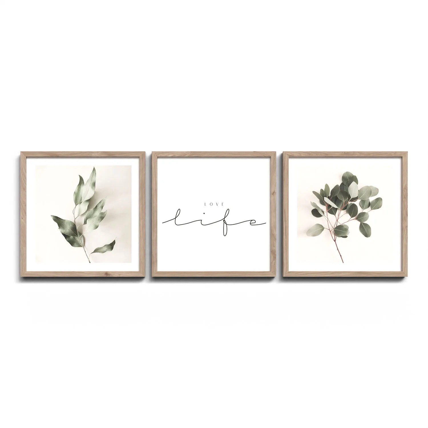 Styler Zestaw obrazów FR392 Floral 3 szt. 30 x 30 cm