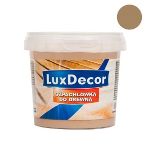 Szpachlówka do drewna LuxDecor w puszce, do drewna, metalu i lakierów.