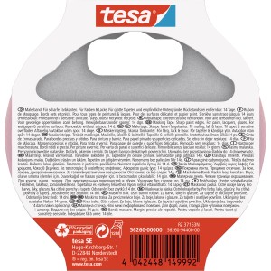 Tesa Professional Sensitive taśma malarska, rolka 25 mm x 25 m do delikatnych powierzchni.