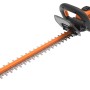 Akumulatorowe nożyce do żywopłotu Worx WG264E.9 20 V Solo, pomarańczowo-czarne.