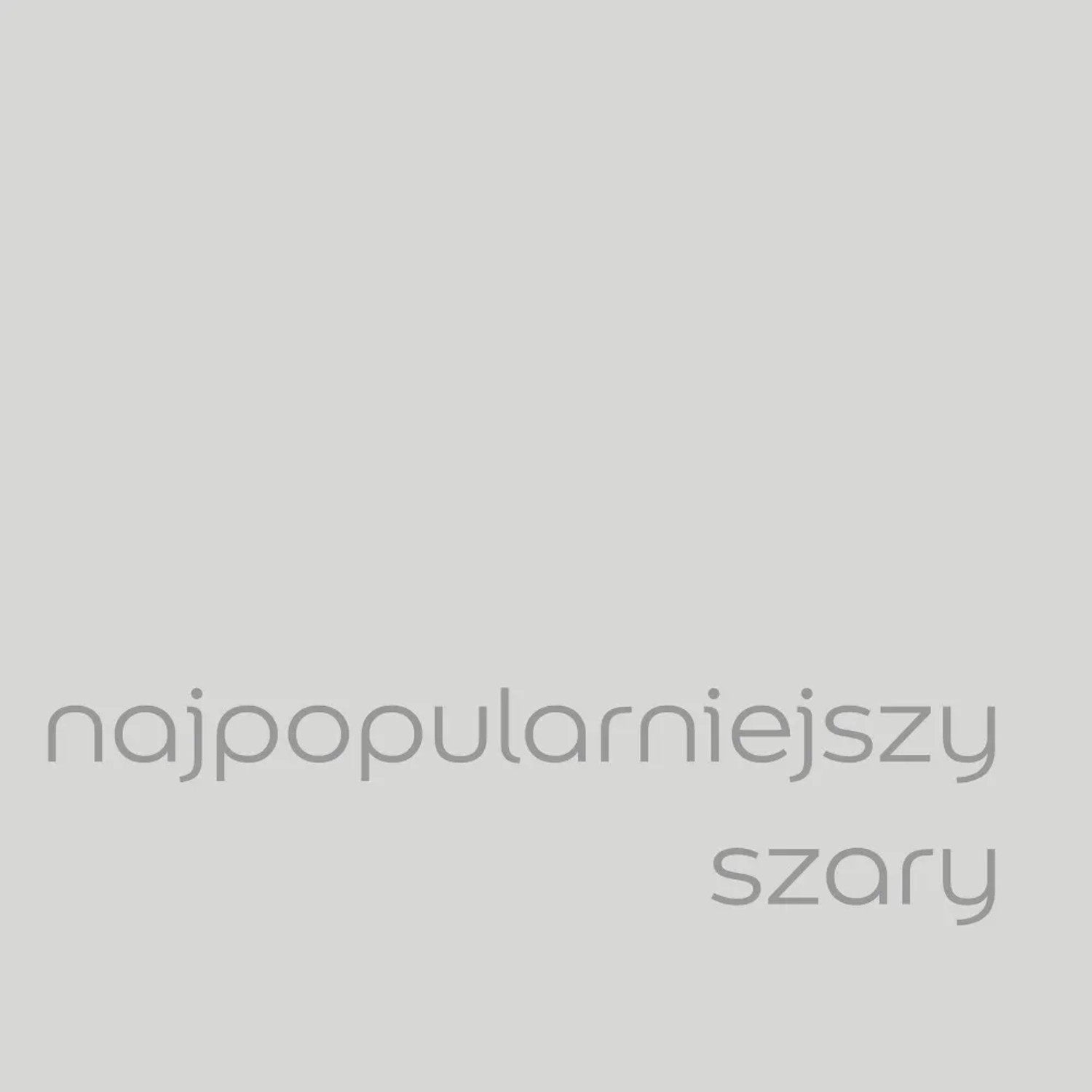 Próbka koloru farby do ścian t.b.t. w kolorze szarym, najpopularniejszy kolor.