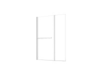 EVG Parawan nawannowy dwuczęściowy LUIS chrom