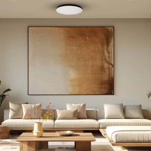 MiLAGRO Plafon LED SIENA z pilotem 80W 3000-6000K 8000lm czarny