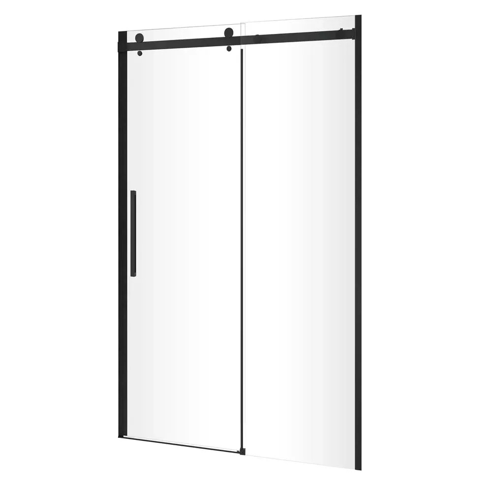 KABI Drzwi do kabiny prysznicowej Alexa lewe/prawe czarne 100x200
