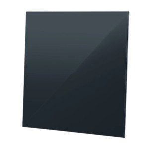 Kwadratowa, antracytowa kratka wentylacyjna t.b.t.