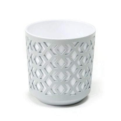 Osłonka Aztek korpus szary wkład biały 25cm