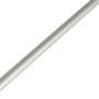 Okrągły pręt srebrny anodowany, 8x8x1000 mm, profil aluminiowy.