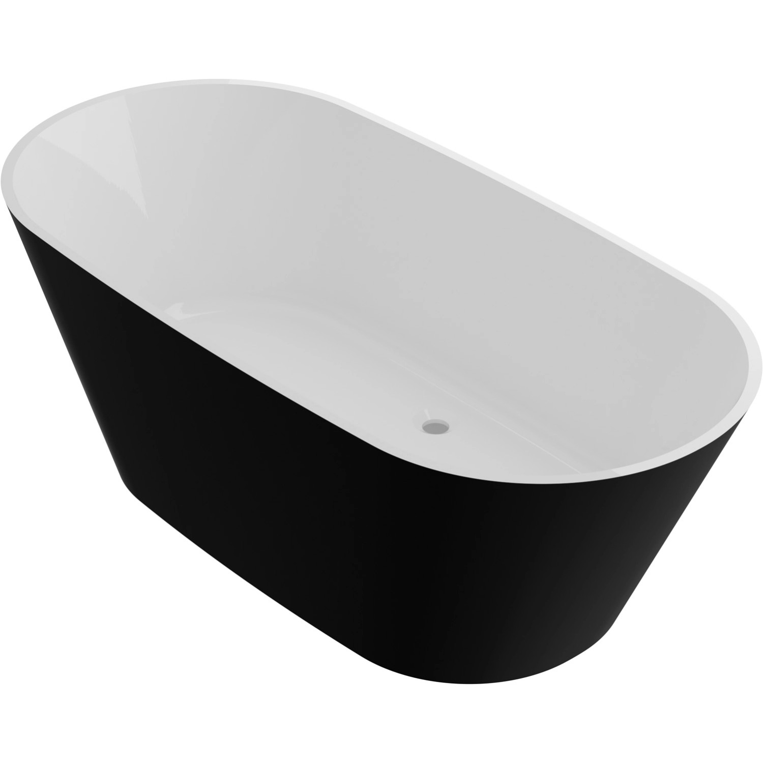 Centrum Wanna Caliari wolnostojąca biało-czarna