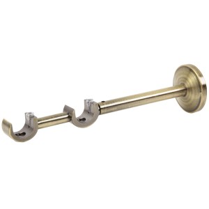 t.b.t. Wspornik karnisza w kolorze mosiądzu do drążków.