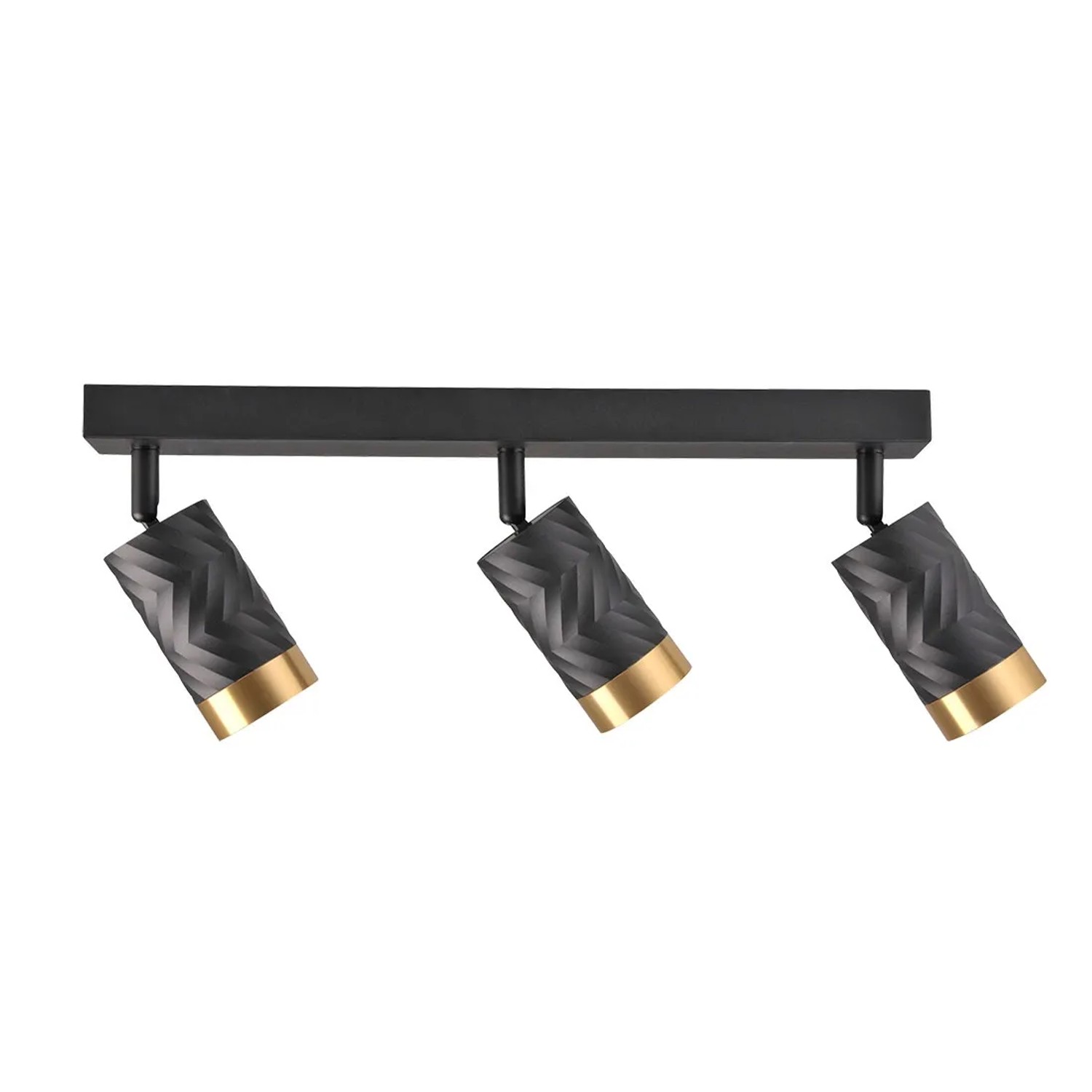Goldlux Listwa reflektorowa ARRAS 3xGU10 10W czarno-złota