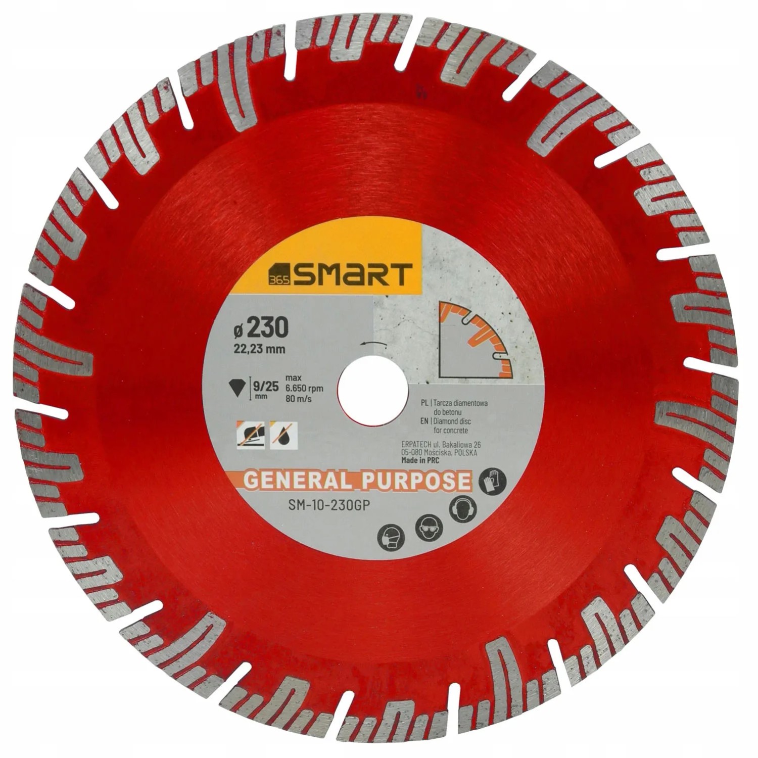 SMART365 Tarcza diamentowa General Purpose 230 mm