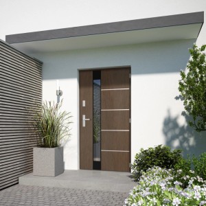 Wiśniowski Drzwi zewnętrzne TENDO LUSTRO Toffee 90P