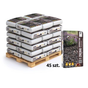 Sobex Zrębki dekoracyjne brązowe - 45 x 50 l