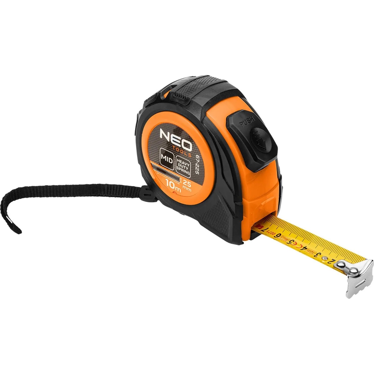 Neo Tools Miara zwijana stalowa 25 mm x 10 m