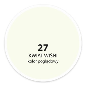 Próbka koloru farby do ścian t.b.t., odcień 27 Kwiat Wiśni (Kwiat Wiśni).