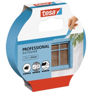 Tesa Professional Zewnętrzna taśma maskująca, 25 m x 25 mm.