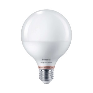 Żarówka LED E27 Philips, inteligentna żarówka ze zmianą koloru.