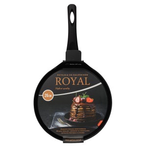 Czarna patelnia do naleśników, 26 cm, z kategorii Garnki i patelnie.