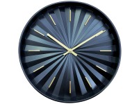 Zegar ścienny Luna śr. 30 cm czarny