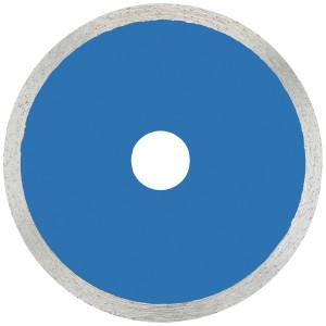 Niebieska tarcza tnąca do szlifierki kątowej.