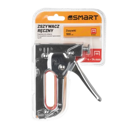 SMART365 Zszywacz ręczny typ 53 z regulacją siły, 4-14 mm