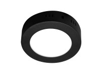 Goldlux Oprawa natynkowa LED RIGEL R118 4,8W 4000K 550lm śr. 11,8 cm czarna