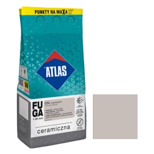 ATLAS fuga 034 jasnoszary do płytek, kolor jasnoszary.