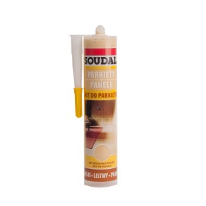 Soudal klej do parkietu w kartuszu do montażu podłóg.