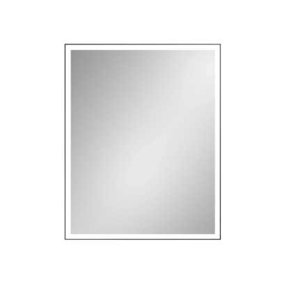 Lustro z LED Classic Line czarna rama 65x80