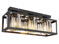 Globo Lampa sufitowa MATHILDE 3xE27 40W czarny mat