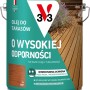 Puszka oleju do drewna na tarasy, odcień teak mat. Optymalna ochrona i pielęgnacja drewna na zewnątrz.