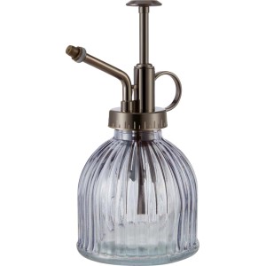 t.b.t. Szklany spryskiwacz do kwiatów z elementami metalowymi.