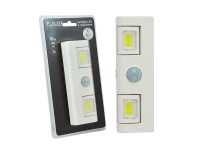 Goldlux Lampka podszafkowa ruchoma LED 3xAA czujnik PIR 6000K 70lm