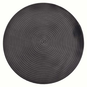 Tajemniczy Ogród Podkładka na stół śr. 38 cm czarna