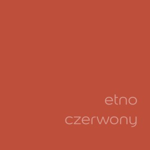 Próbka koloru: t.b.t. Etno Czerwony, czerwona farba do ścian.