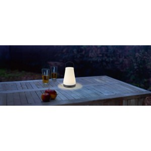 Lampka stołowa ładowalna SEPINO 12LED ciepła biel 50lm IP44 USB-C wys. 24,5 cm