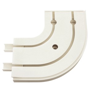 Gardinia GE2 łuk okrągły, 2 sztuki, biały, do szyn dwutorowych.