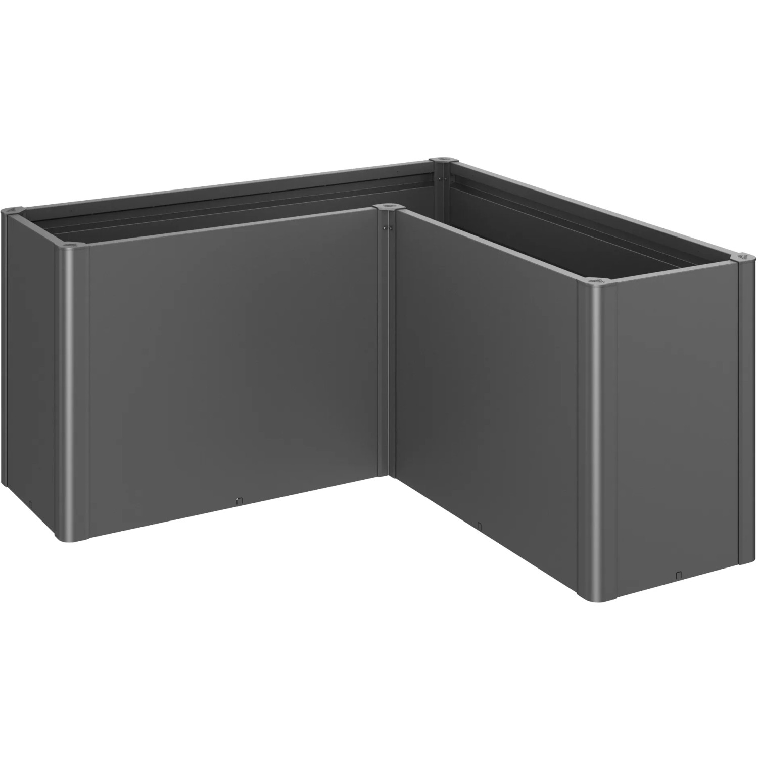 Biohort Kwietnik Belvedere Maxi L150 ciemny-szary metalik - 152 x 152 x 77 cm