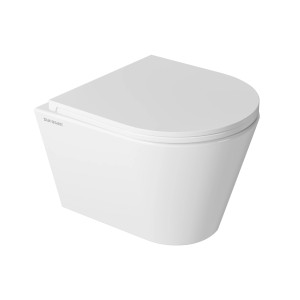 Biała miska wisząca WC (t.b.t.) z kategorii Miski wiszące WC.