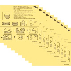 Bestway Samoprzylepne łatki naprawcze, 10 szt., 6,5x6,5 cm, do basenów, materacy i jacuzzi.