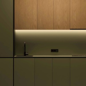 Eko-Light Profil LED wpuszczany MB zestaw z kloszem mlecznym 2 m czarny