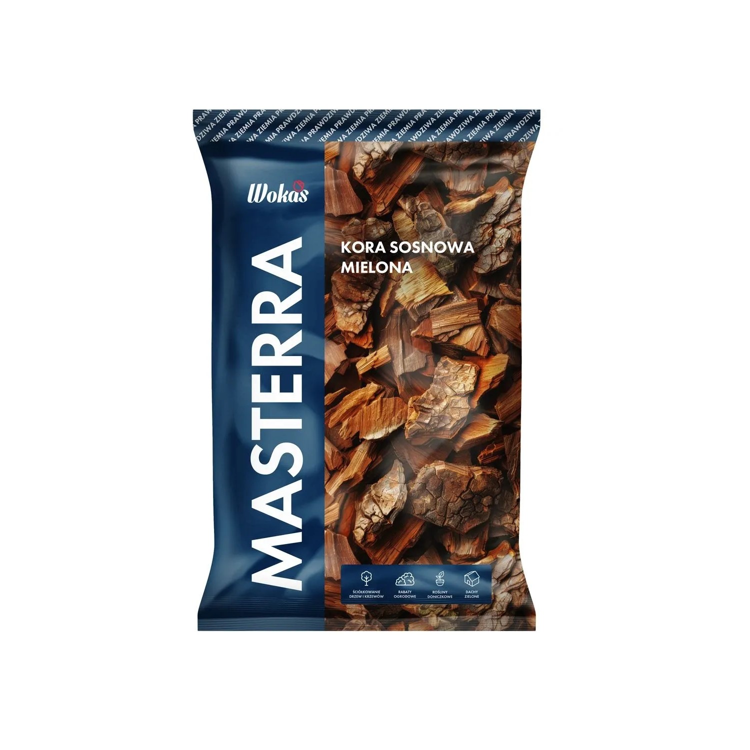 Wokas Kora sosnowa mielona MASTERRA 50L
