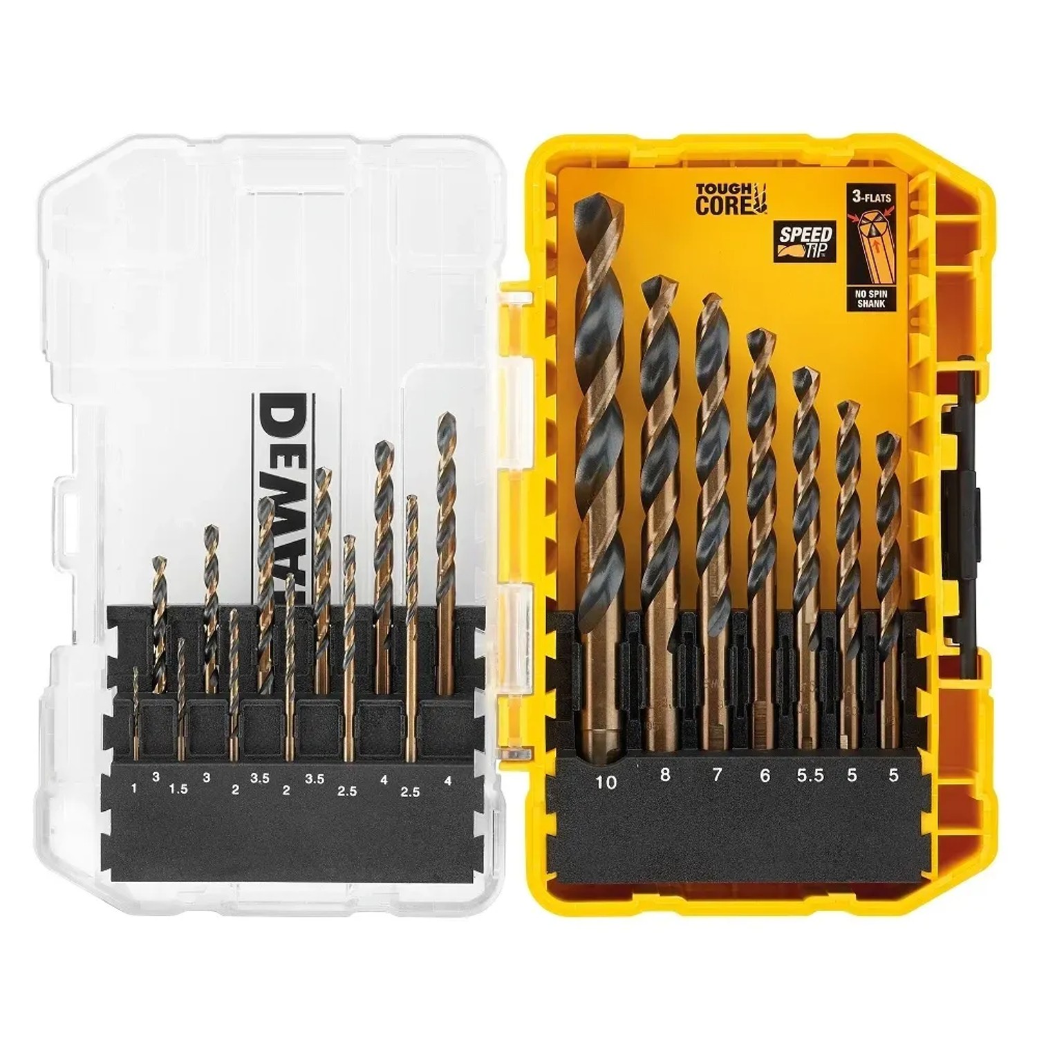 Dewalt Zestaw wierteł do metalu BLACK & GOLD 19 szt.